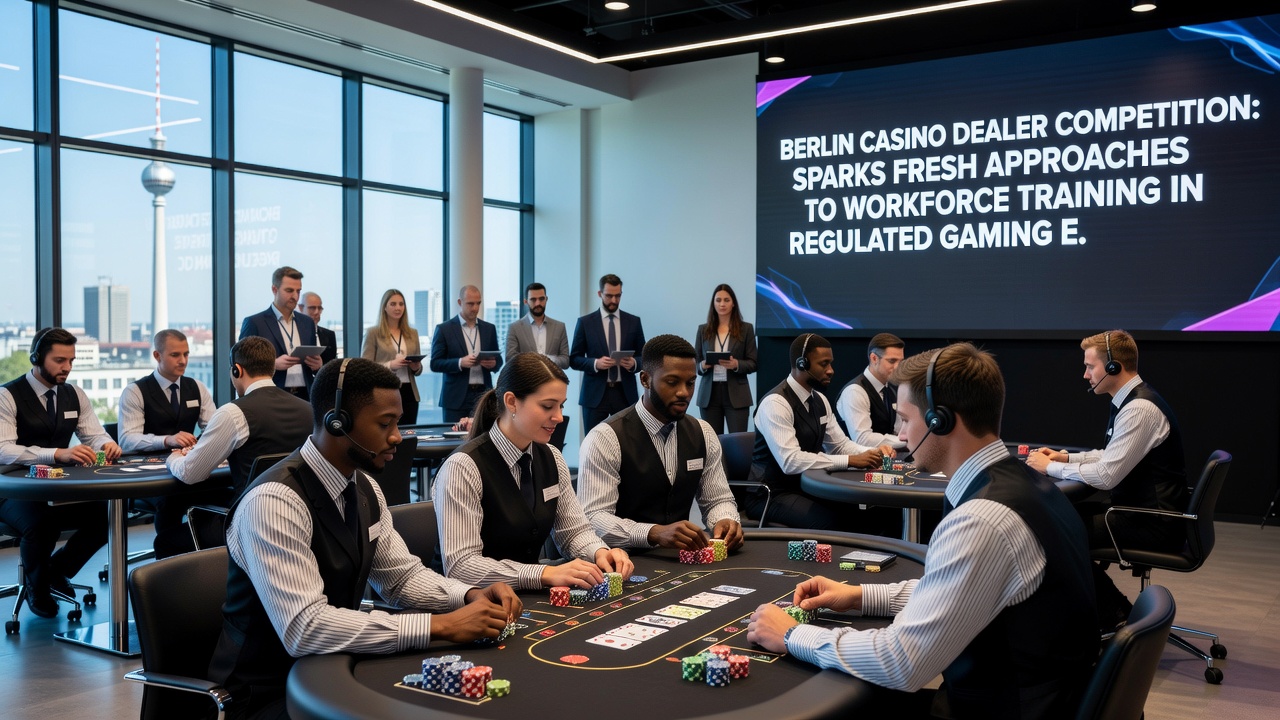 Moderne Trainingsumgebung mit digitalen Tools und Simulatoren für Casino-Händler in Berlin