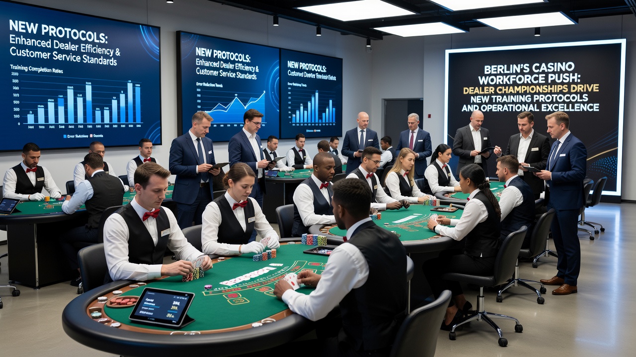 Gruppenbild der Gewinner und Trainer nach der Berliner Dealer-Meisterschaft 2026