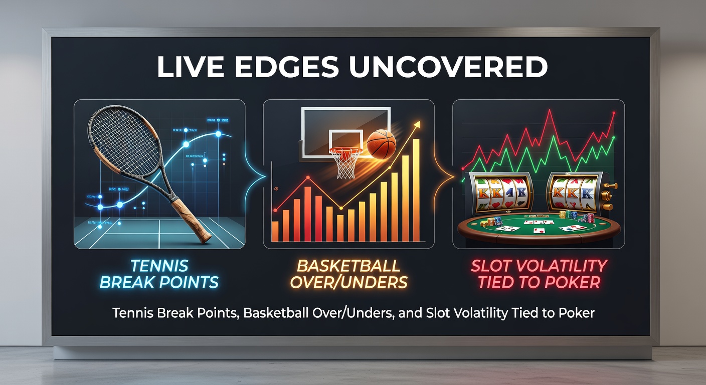 Basketball-Spiel mit Over/Under-Wettlinien und Slot-Maschinen im Hintergrund, symbolisierend Cross-Over-Strategien